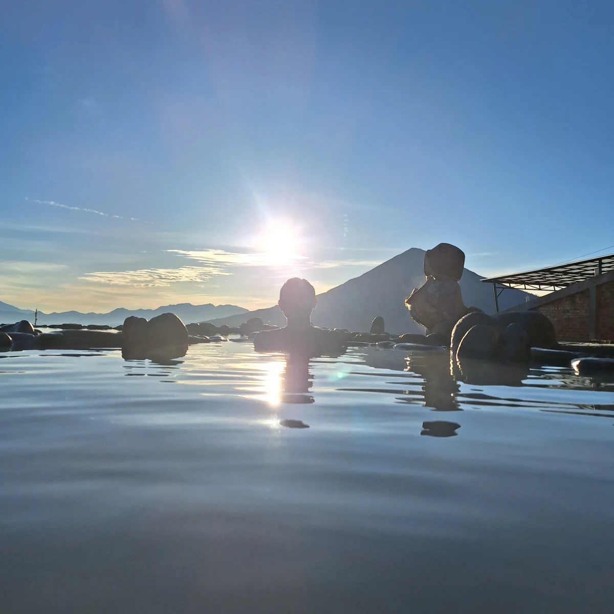 Mountain hot springs