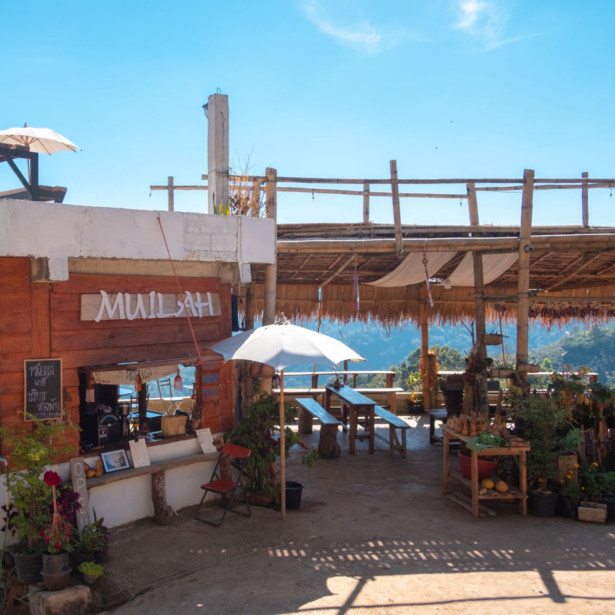 Muilah cafe in Pha Hi Village of Chiang Rai province