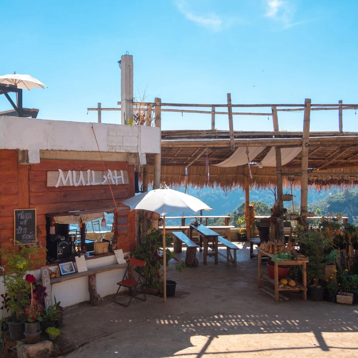 Muilah cafe in Pha Hi Village of Chiang Rai province