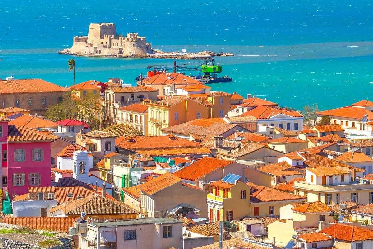 Panoramic View Of Nafplio, Greece