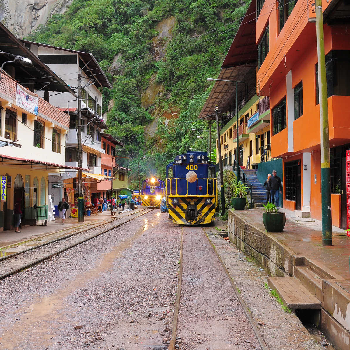 Passenger train to Machu Picchu