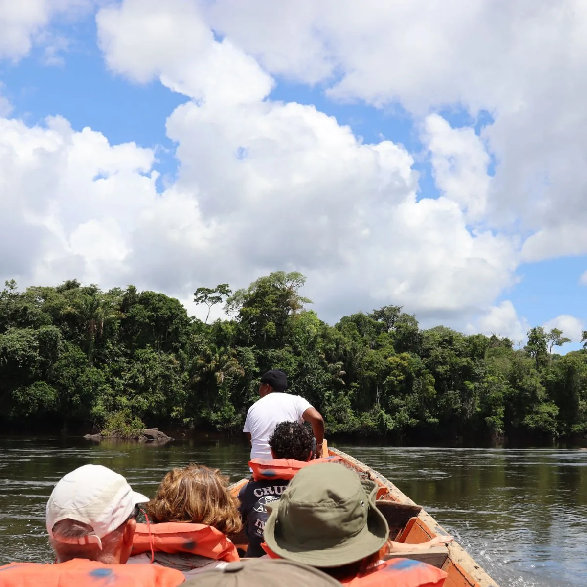Riverboat tour in Suriname