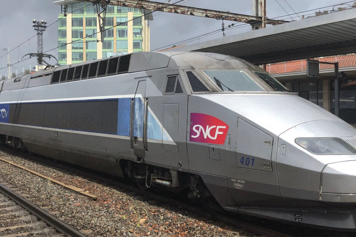 SNCF high-speed train in France