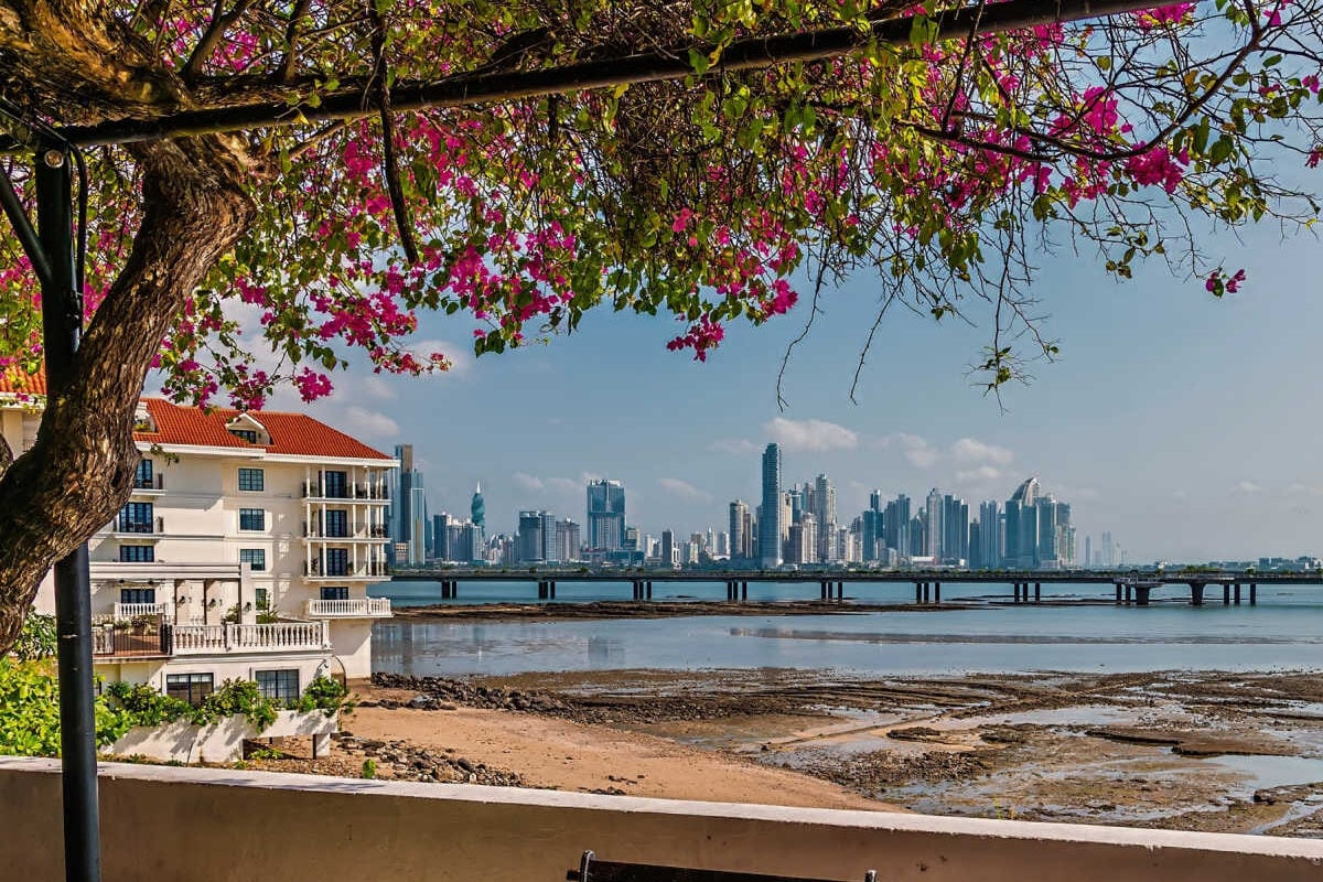 Scenic view of Panama City, Panama skyline