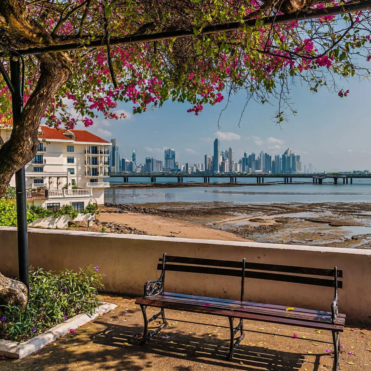 Scenic view of Panama City, Panama skyline