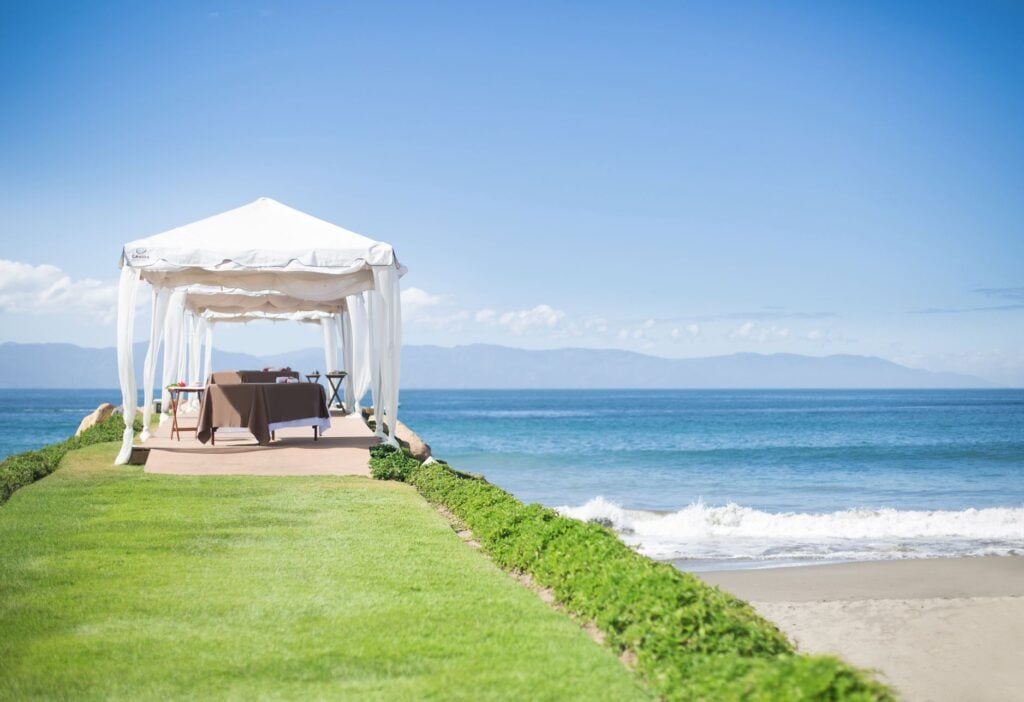 Spa Massage on Beach Velas Vallarta