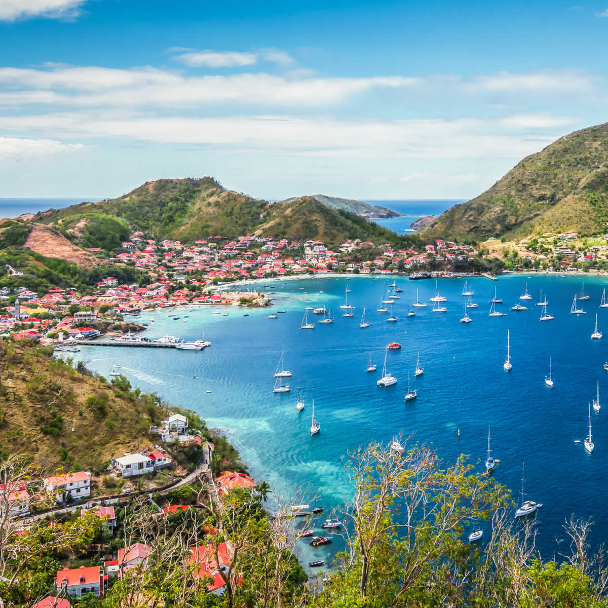 View of Terre de Haut, Guadeloupe