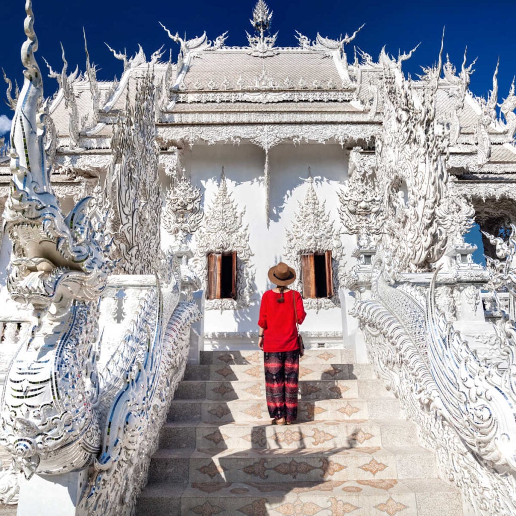 Wat Rong Khun The White Temple in Chiang Rai, Thailand