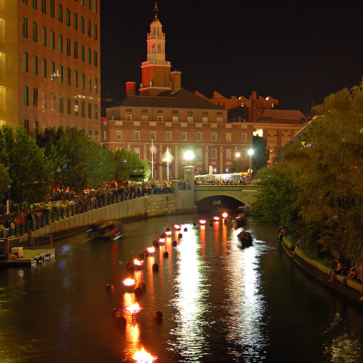 WaterFire in Providence, RI