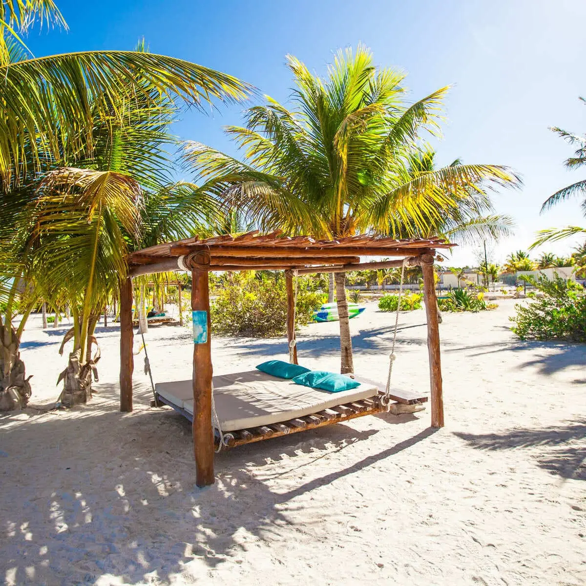 Beach Hammock On Isla Holbox, Mexico