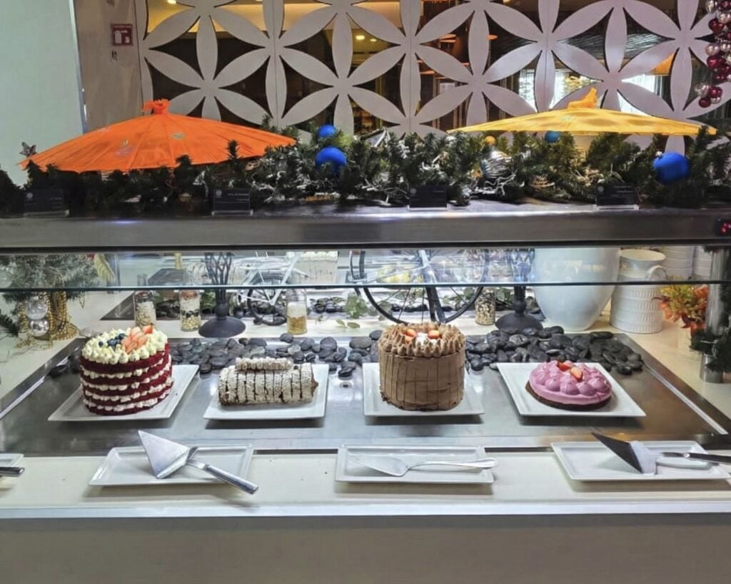 Cakes at Sandos Resort