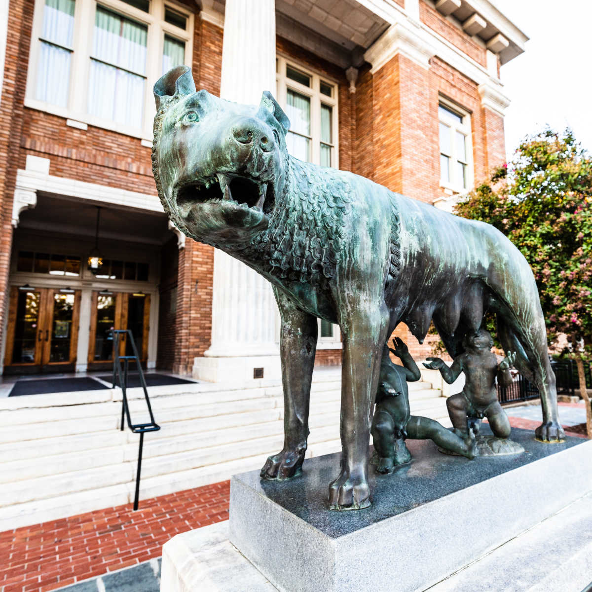 Capitoline Wolf monument in Rome, Georgia
