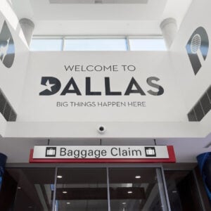 Dallas airport welcome