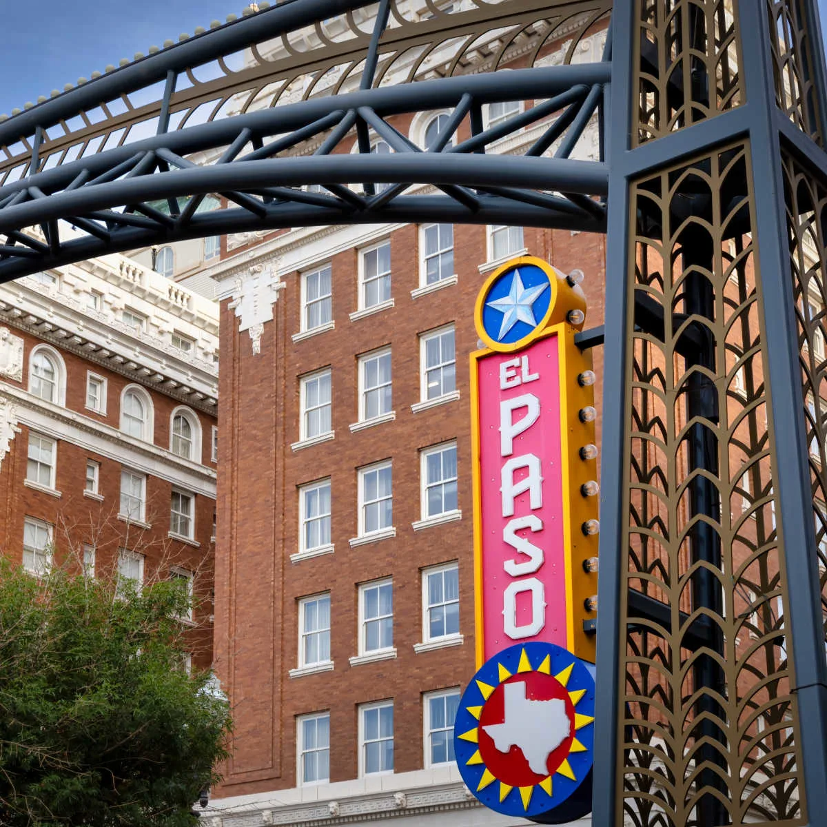 El Paso Street banner in downtown