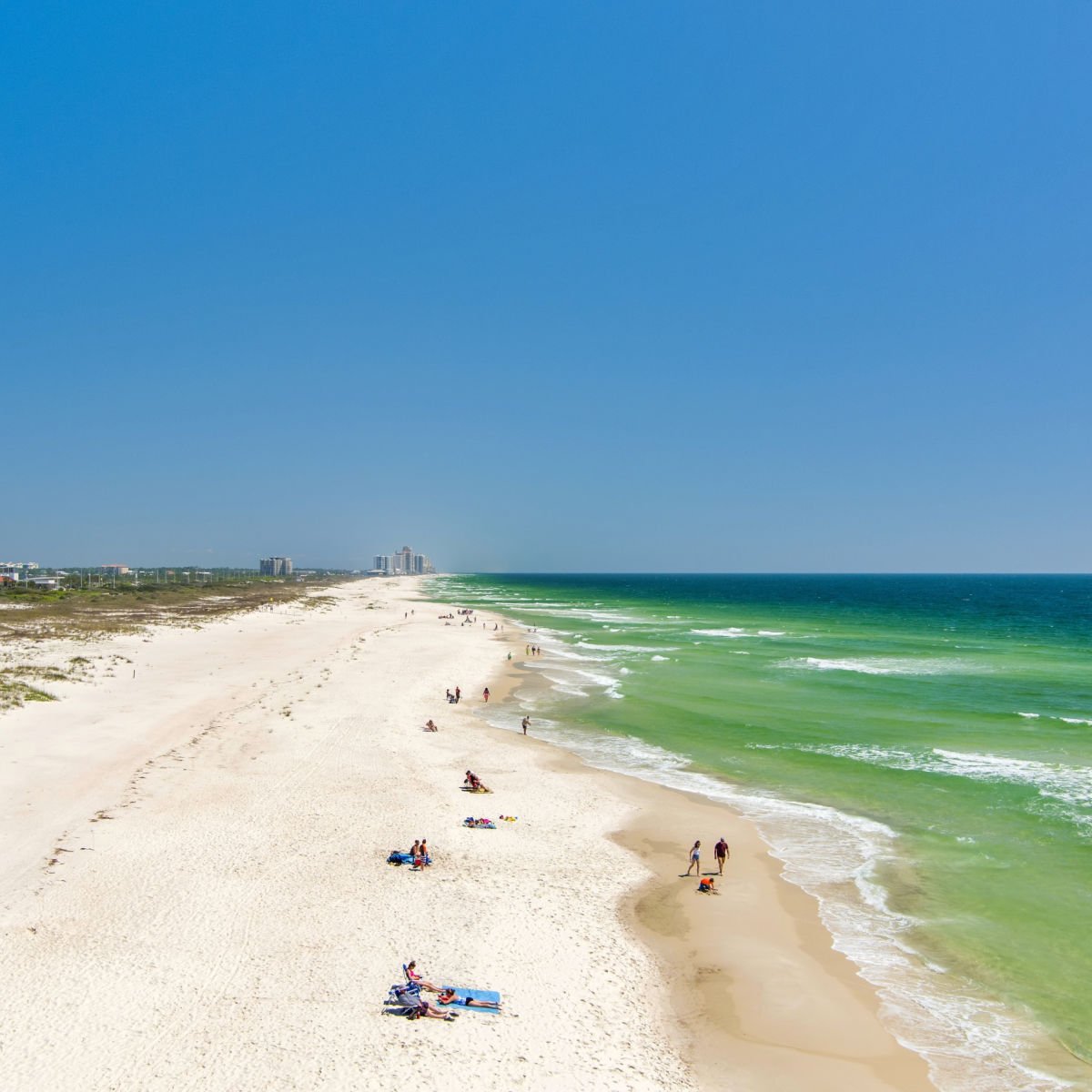Emerald waters of Perdido Key