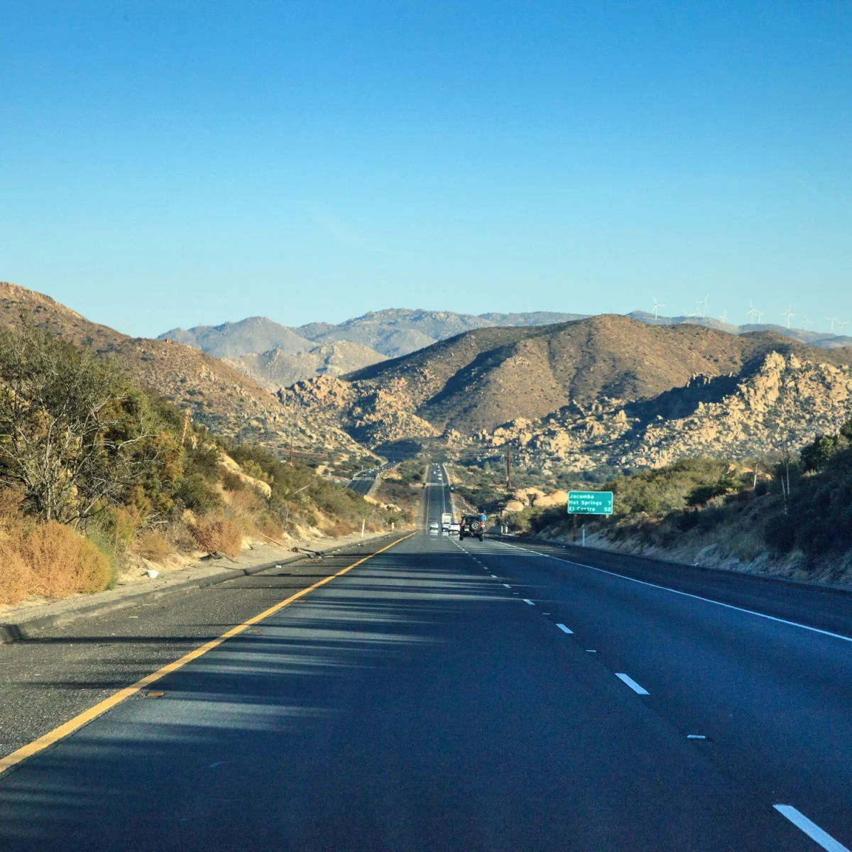 Highway to Jacumba Hot Springs, CA