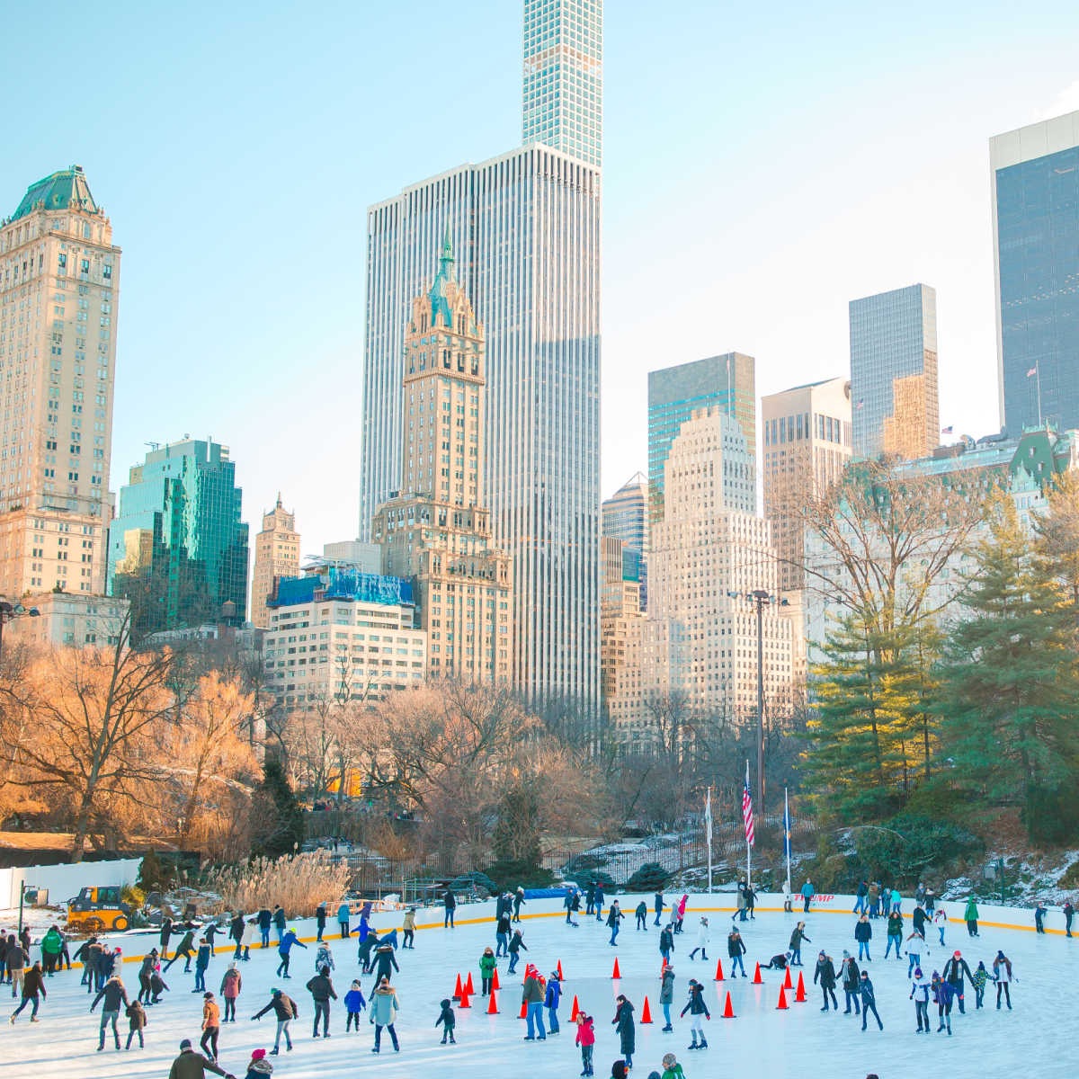 Ice rink in Manhattan