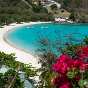 Morne Rouge Beach on Grenada island