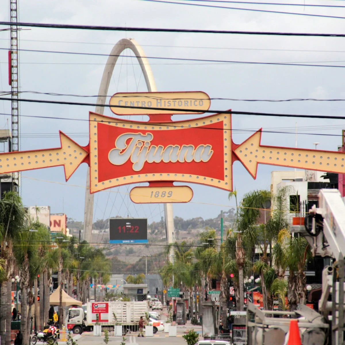 New Tijuana banner installed downtown