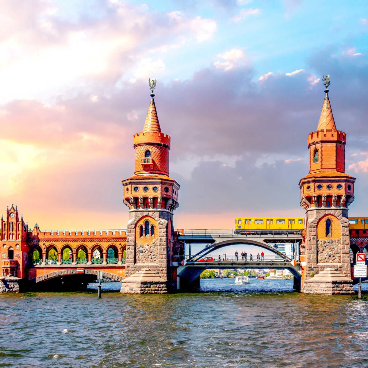 Oberbaumbrücke, Bridge in Berlin, Germany