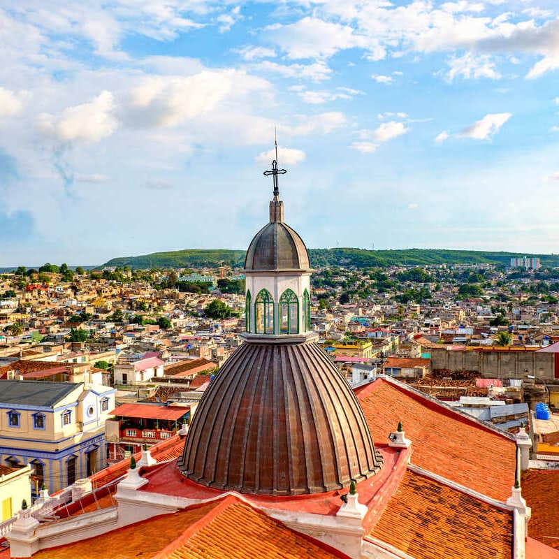 Panoramic View Of Santiago de Cuba, Cuba
