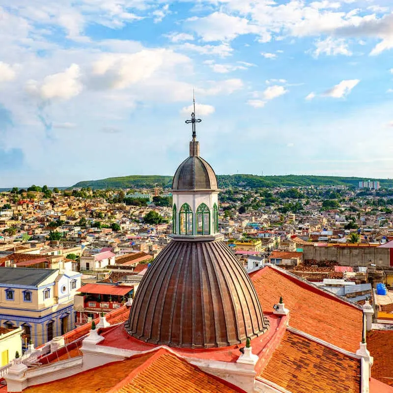 Panoramic View Of Santiago de Cuba, Cuba