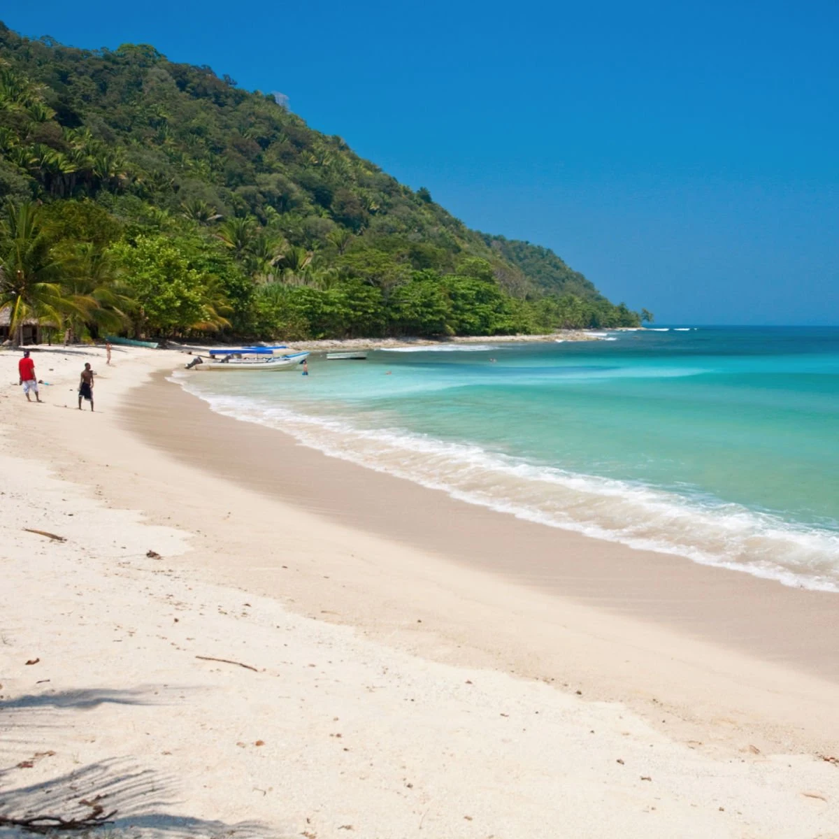 Paradisal beach in on outskirts of Tela, Honduras