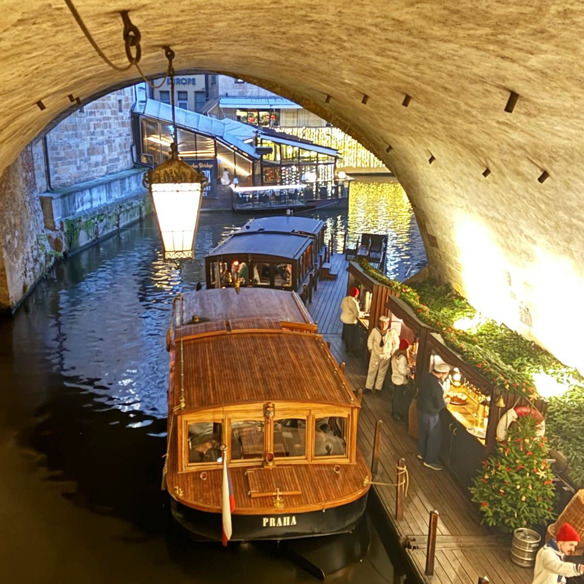 Prague Venice boat ride through canal