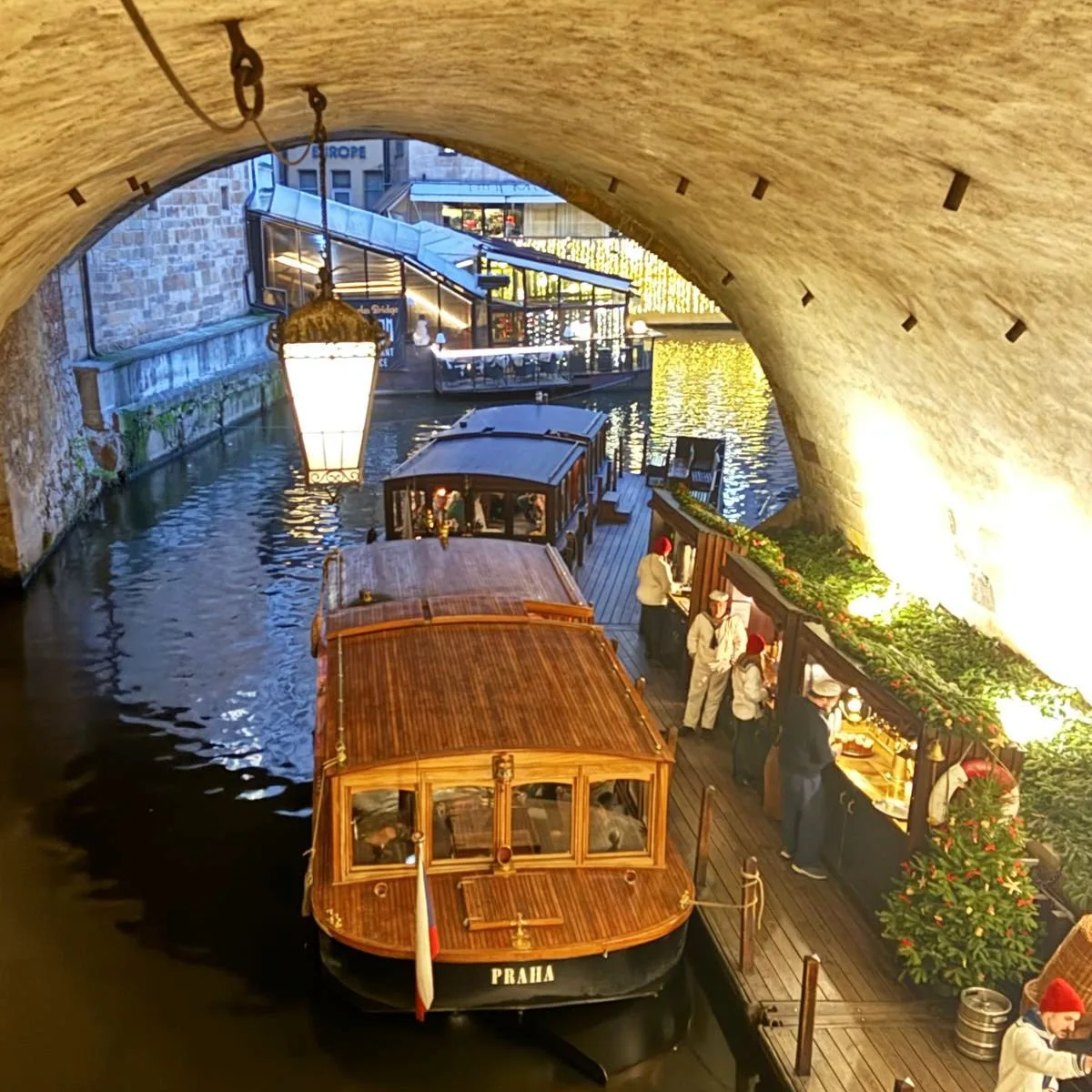 Prague Venice boat ride through canal