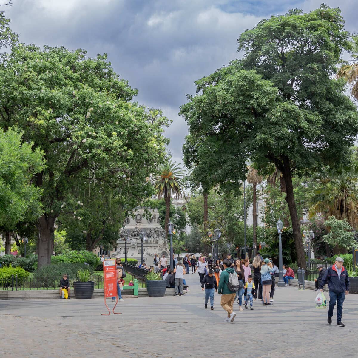 Public Square In Cordoba, Argentina
