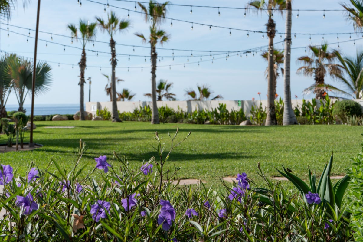 View of event space at Villa La Valencia