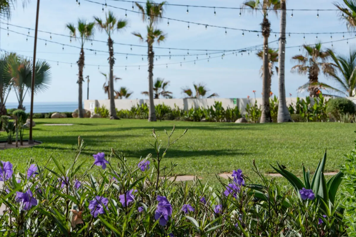 View of event space at Villa La Valencia