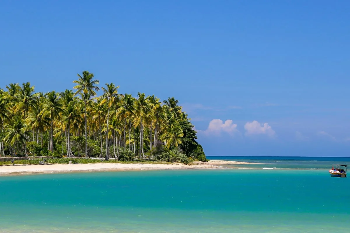 Secluded Trancoso, Brazil beach