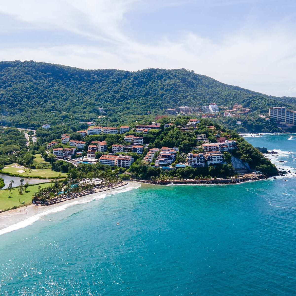 Aerial View Of Zihuatanejo, Guerrero State, Mexico