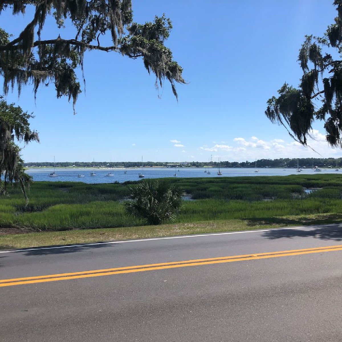 Bay view of Beaufort, SC