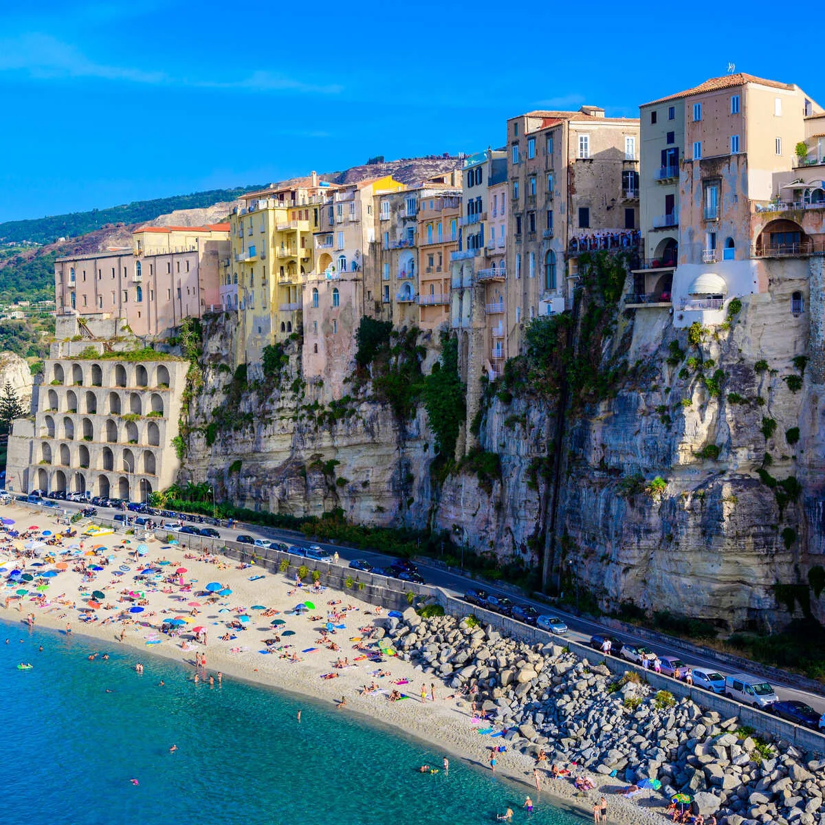 Beautiful Spiaggia della Rotonda In Tropea, Reggio Calabria, Italy