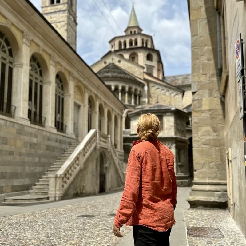 Citta Alta In Bergamo, Italy