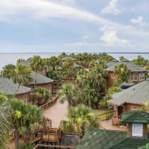 Full view of Black's Island in Florida