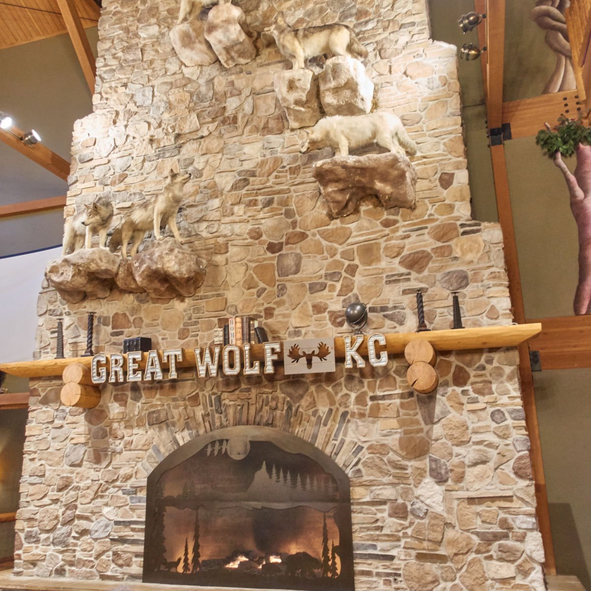 Great Wolf Lodge interior in Kansas City