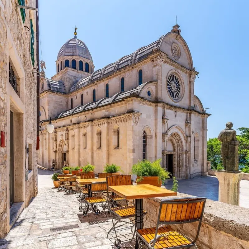Historic Renaissance Church In Sibenik, Croatia