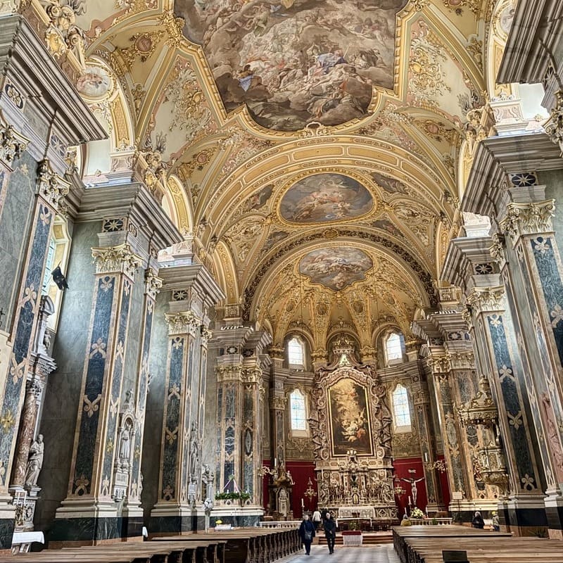 Interior Of Brixen Cathedral, South Tyrol, Italy