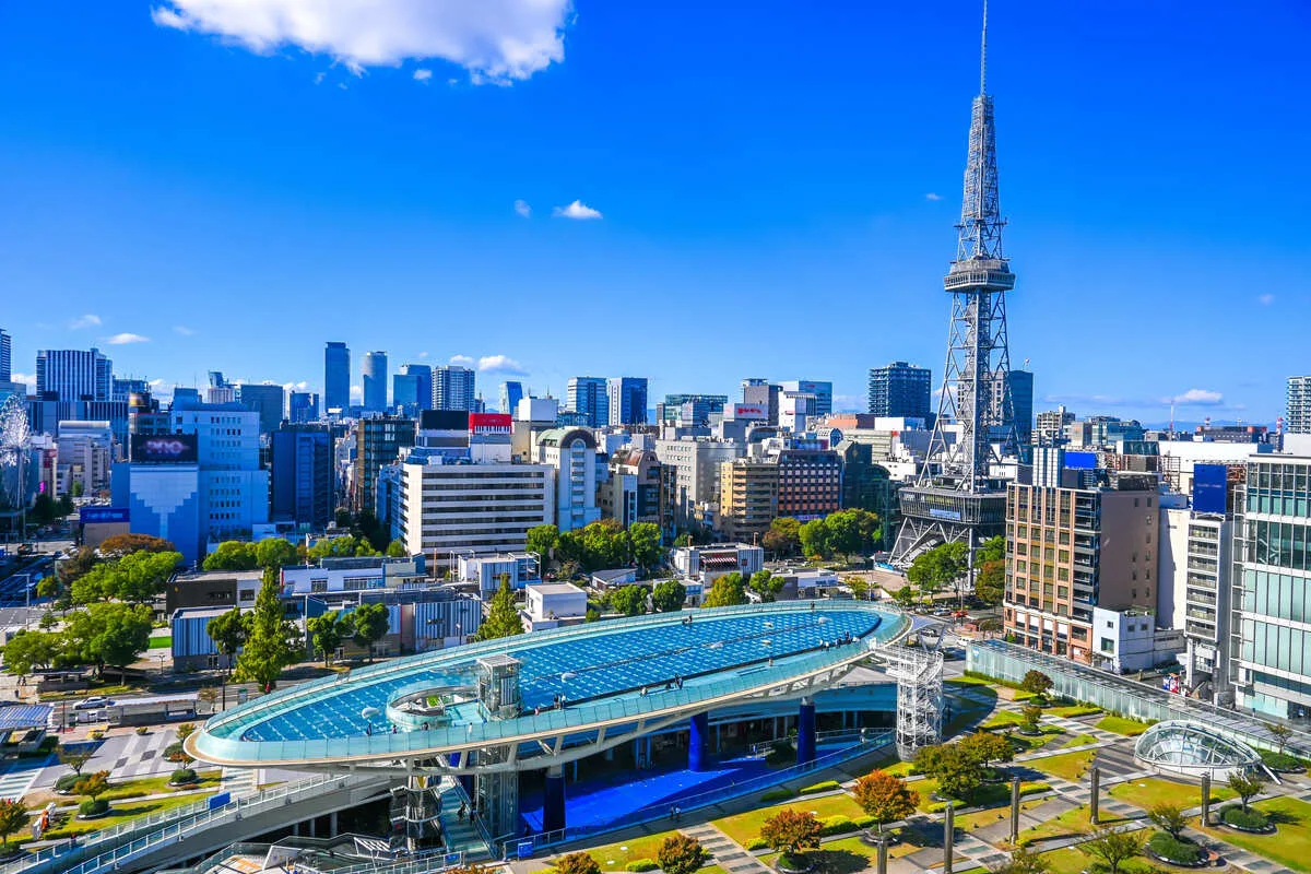 Panoramic View Of Nagoya, Japan