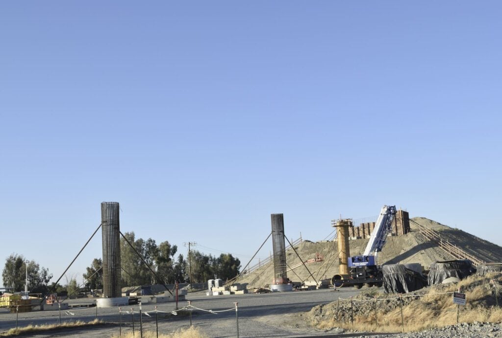 June 9, 2025 Construction on the California High Speed Rail project 