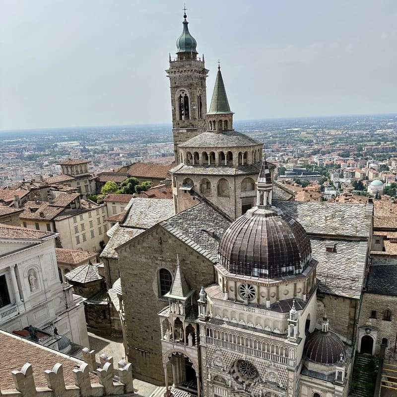 Panoramic View Of Bergamo, Italy