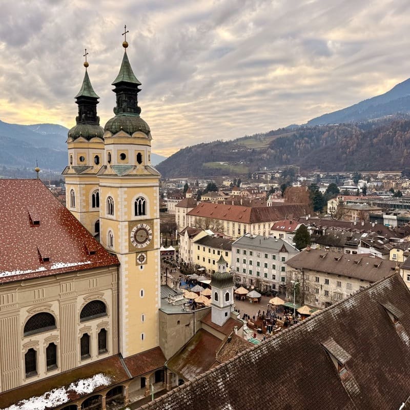 Panoramic View Of Brixen - Bressanone, South Tyrol, Italy