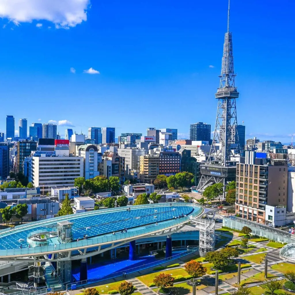 Panoramic View Of Nagoya, Japan