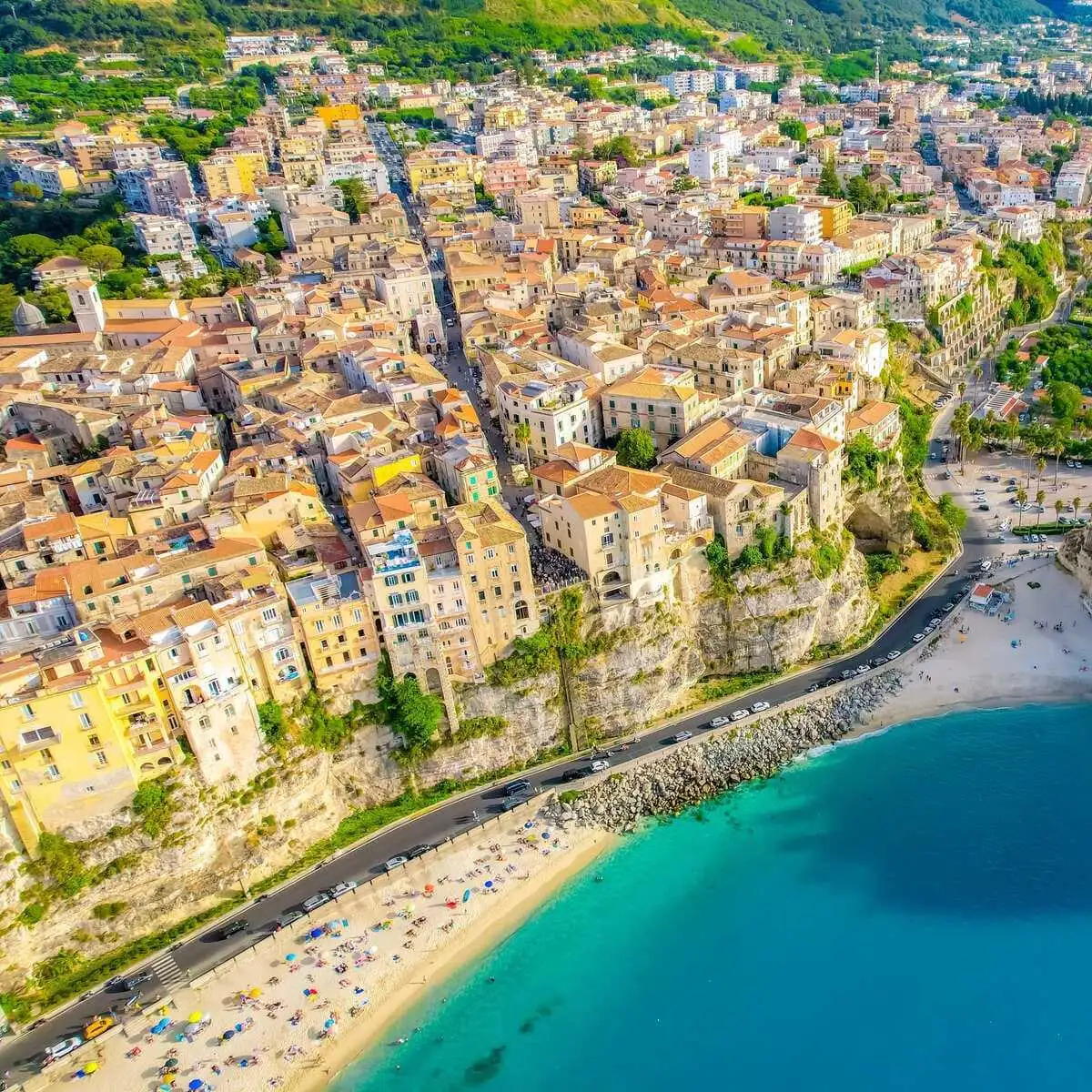 Panoramic View Of Tropea, Italy