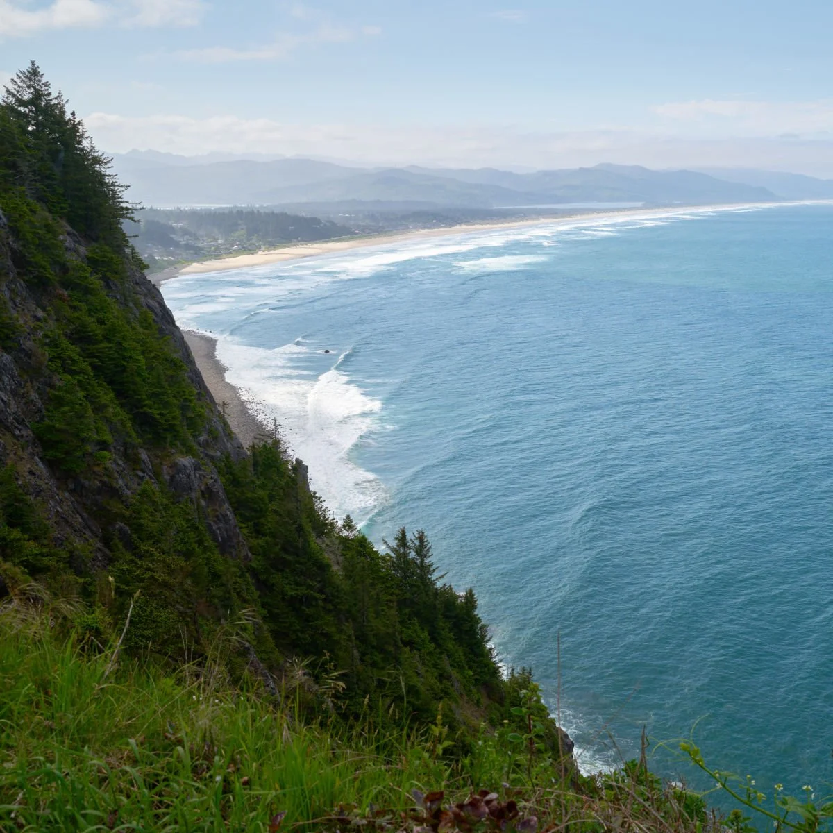 Stunning ocean views from Neholem Bay State Park