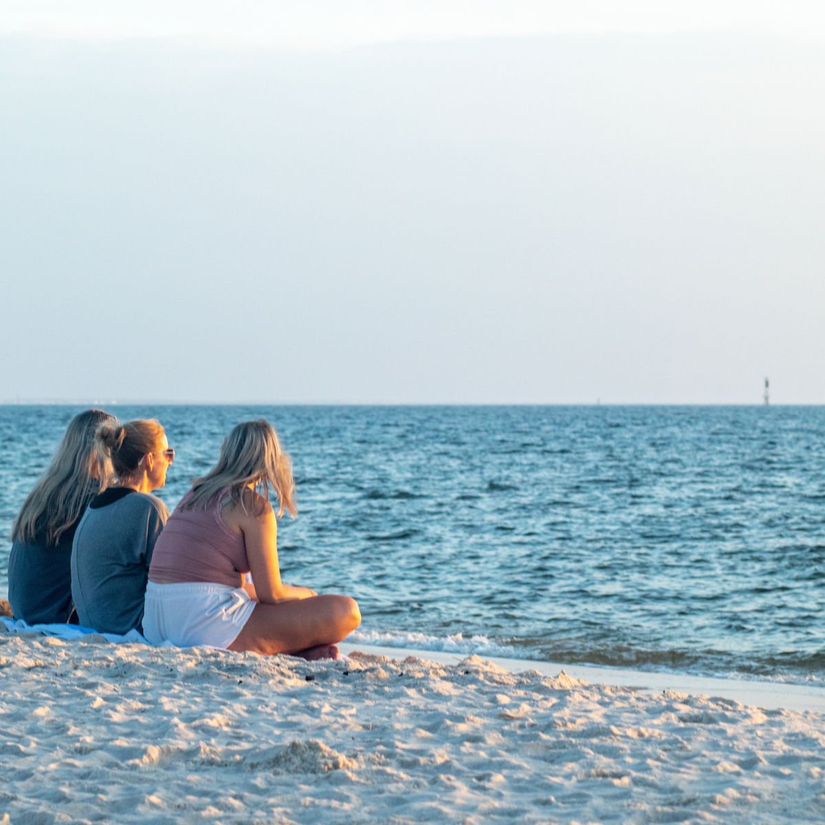 White-sand beach along Florida's Forgotten Coast