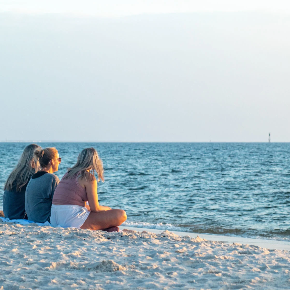 White-sand beach along Florida's Forgotten Coast